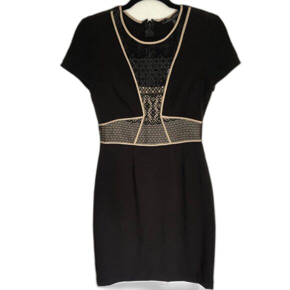NWT BCBG Max Azria Libi Dress - Black / Nude Size 4 - Picture 2 of 9